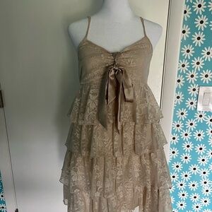 Lace mini dress